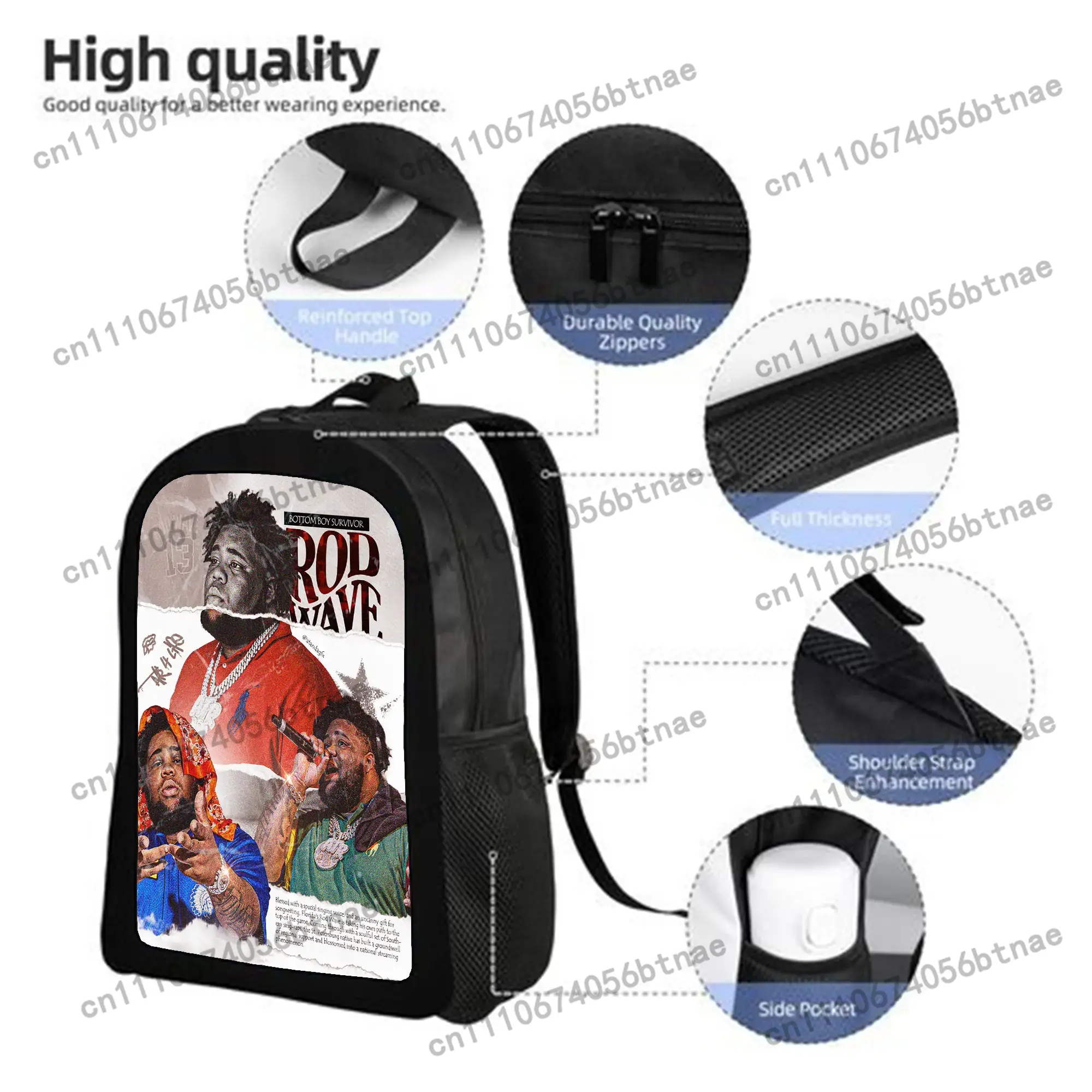 Rod-Wave-Backpacks For Girls,  - School Backpack Teen recension och pris